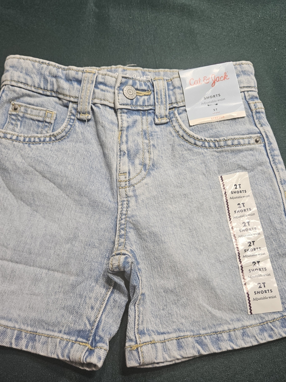 Cat & Jack Light Blue Kids Denim Shorts - Classic Fit Size 2t